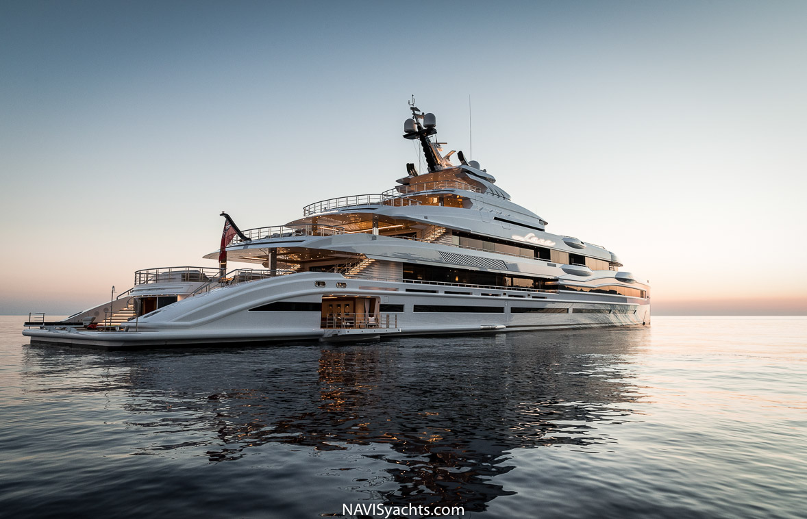 who owns superyacht lana